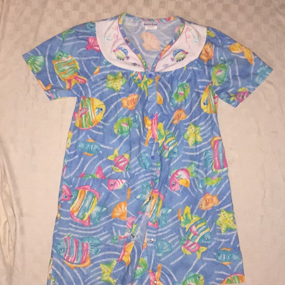 Smart Time Vintage House Coat Dress M